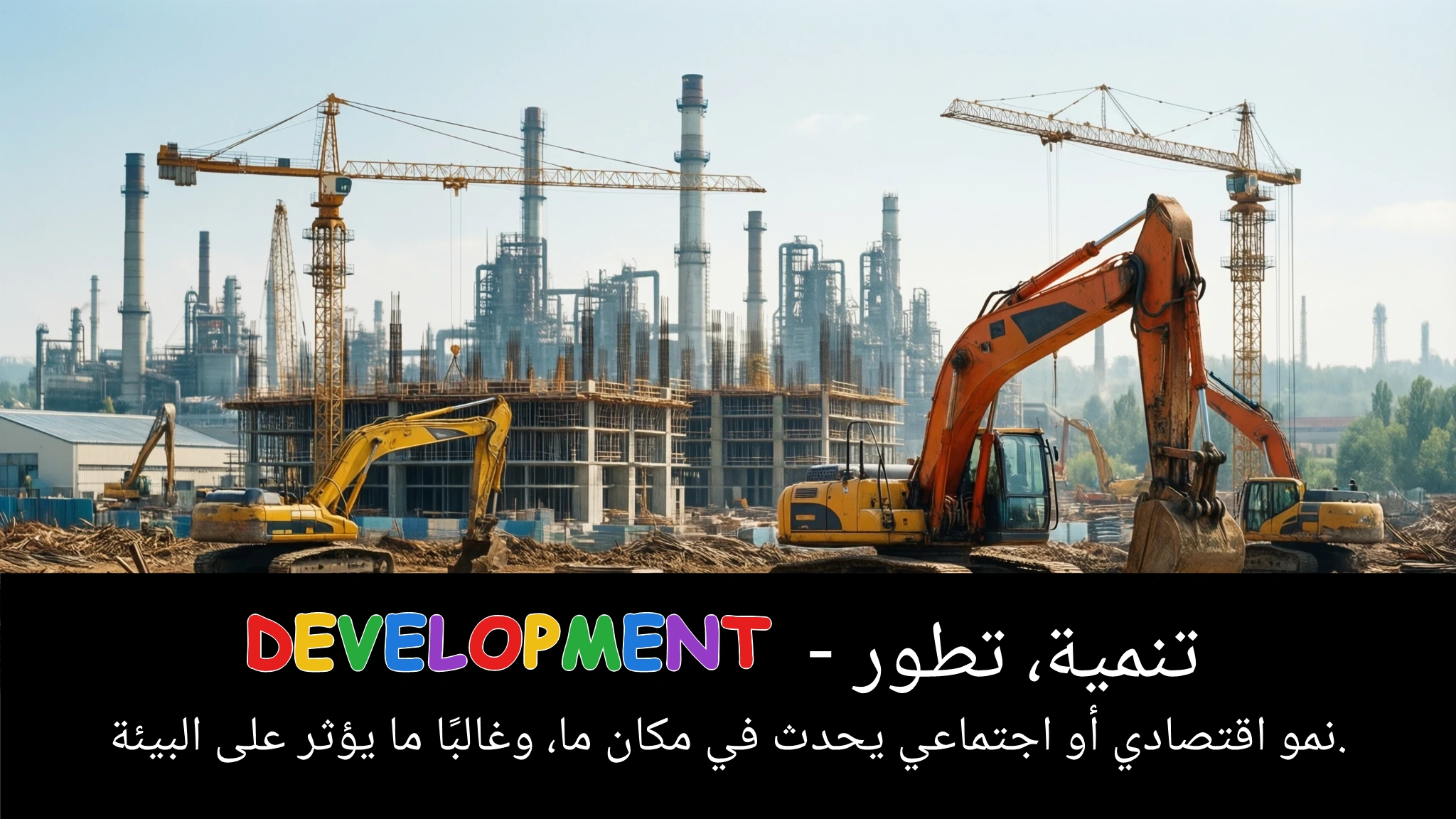 Arabic Illustration for development